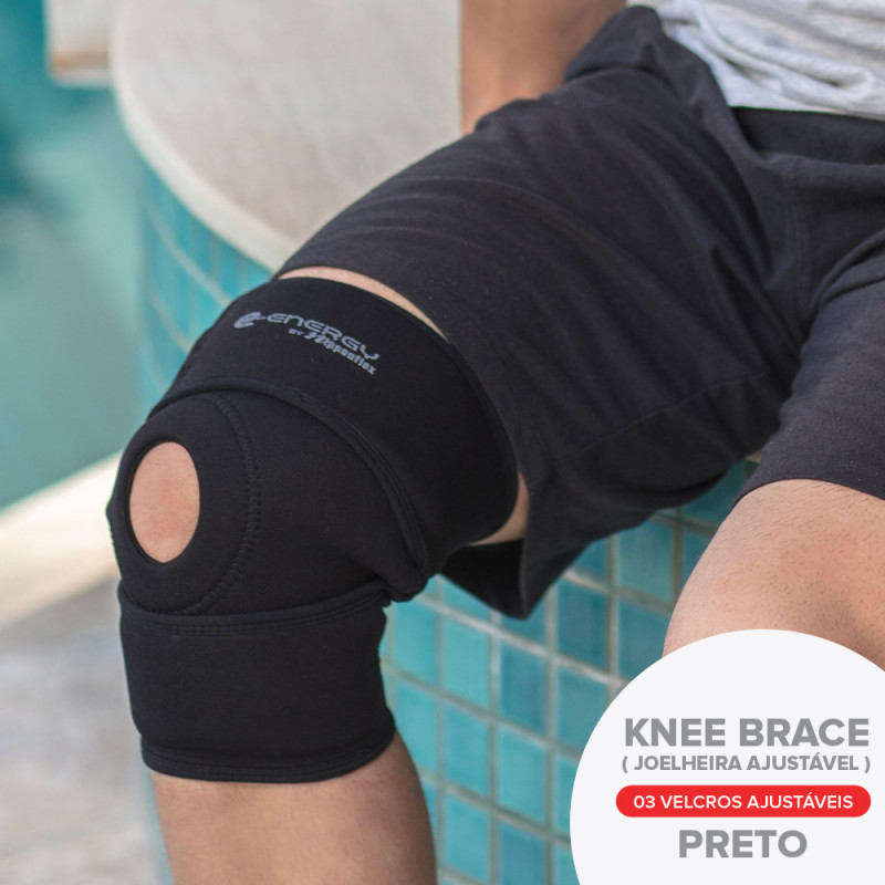 Joelheira Ajustável - Knee Brace FIR - 3 Ajustes